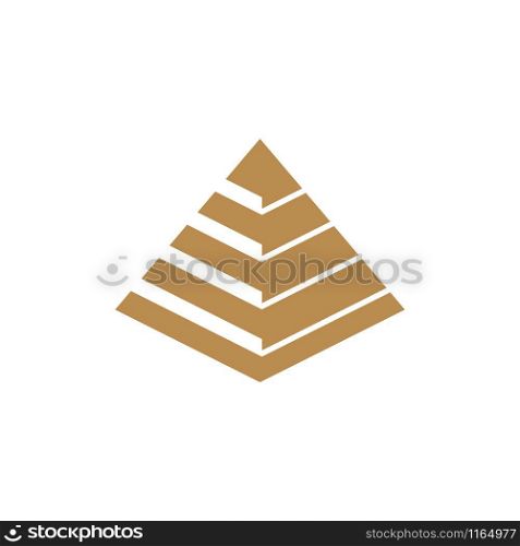 Pyramide Icon Vector illustration design