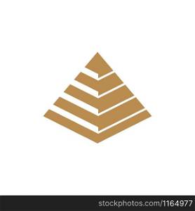Pyramide Icon Vector illustration design