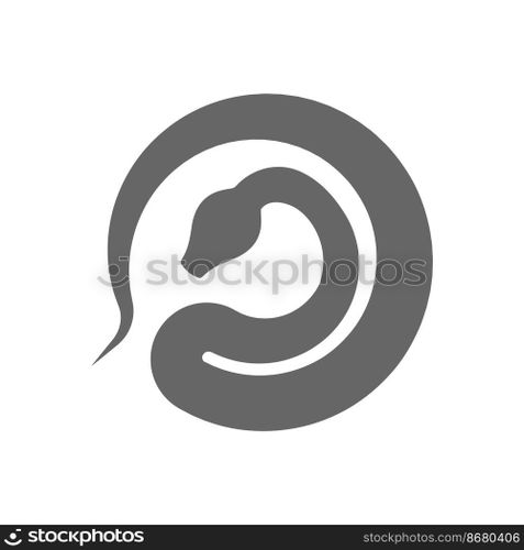 Python logo icon design illustration vector