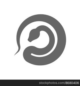 Python logo icon design illustration vector