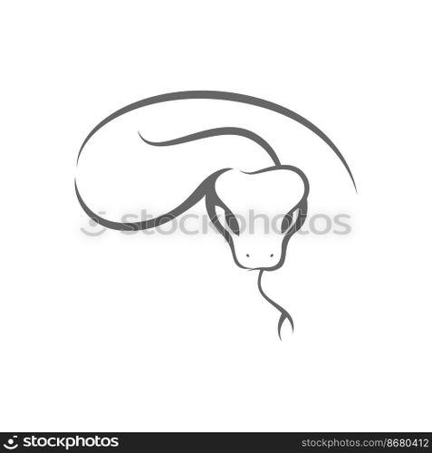 Python logo icon design illustration vector