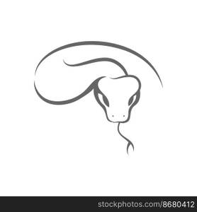 Python logo icon design illustration vector