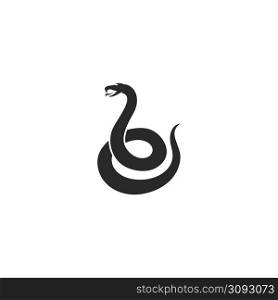 python snake logo vector icon illustration design