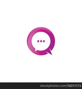 Q chat logo icon symbol icon illustration design