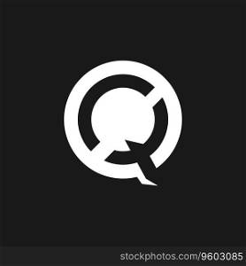 Q Letter Icon And Symbol Template