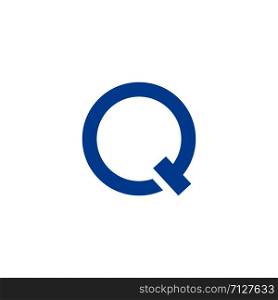 Q letter logo template vector icon