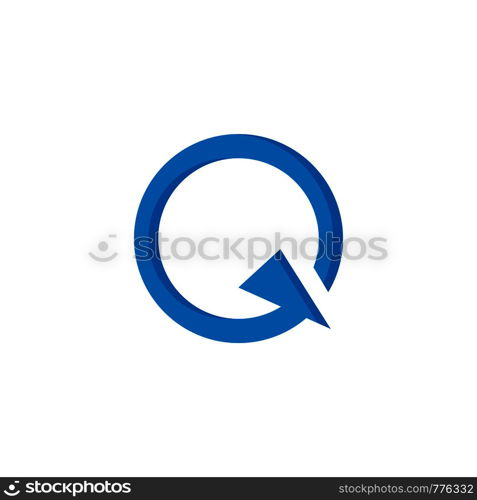 Q letter logo template vector icon