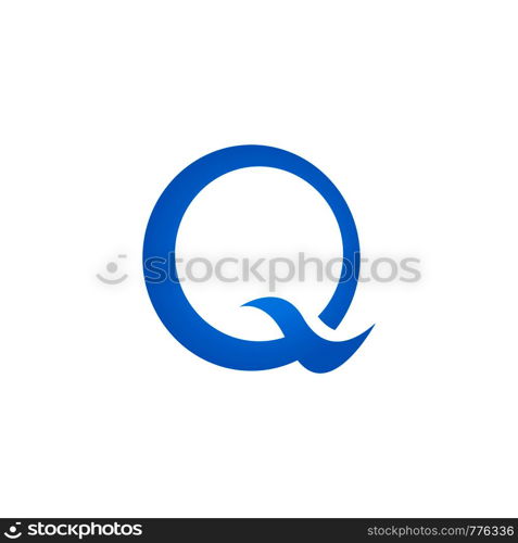 Q letter logo template vector icon