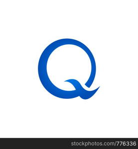 Q letter logo template vector icon