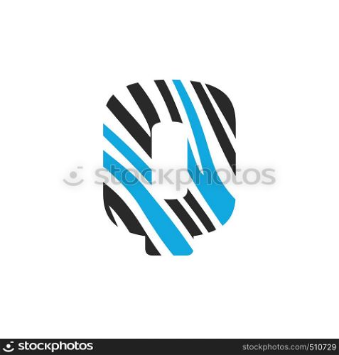 Q letter logo vector design. Initial letter Q logo design.