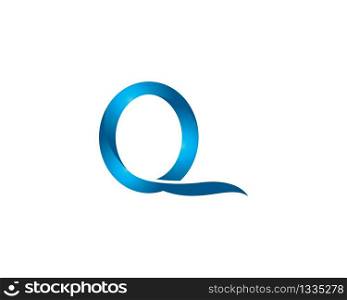 Q letter logo vector icon illustration design