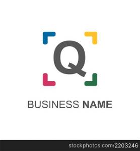 Q letter logo vector template