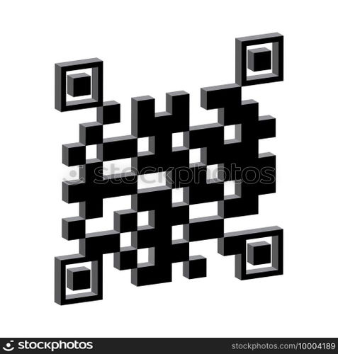 Qar code. Code icon. Computer technology concept. Vector illustration. Stock image. EPS 10.. Qar code. Code icon. Computer technology concept. Vector illustration. Stock image.