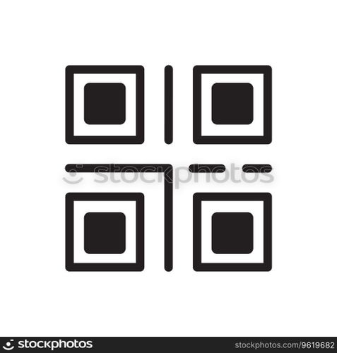 Qr Code Icon Illustrations Vector Graphics