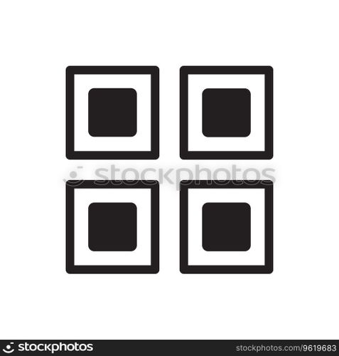 Qr Code Icon Illustrations Vector Graphics
