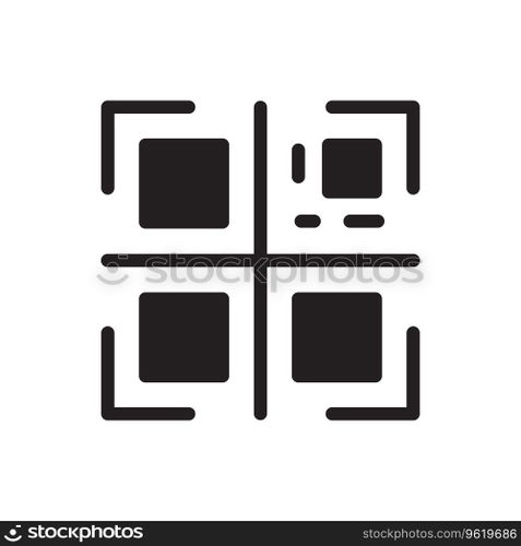 Qr Code Icon Illustrations Vector Graphics