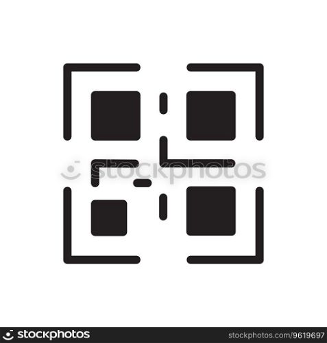 Qr Code Icon Illustrations Vector Graphics 