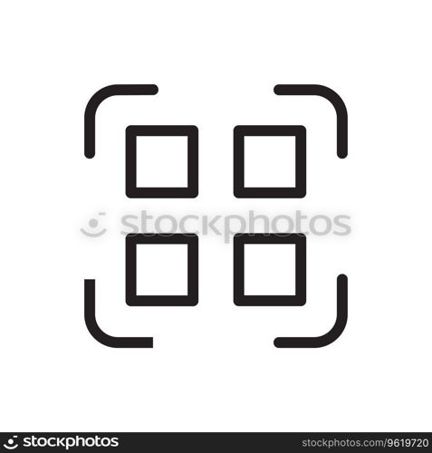 Qr Code Icon Illustrations Vector Graphics