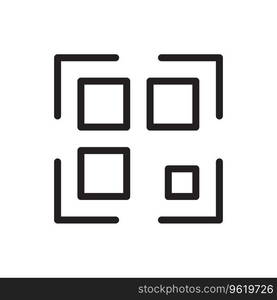 Qr Code Icon Illustrations Vector Graphics