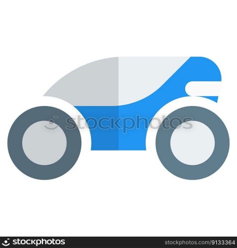 Quadricycle, a typical compact sized four wheeler.
