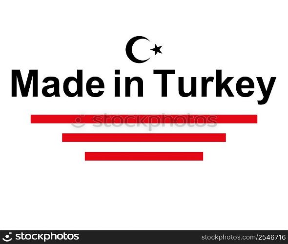 Quality seal made in Turkey