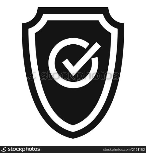 Quality shield icon simple vector. Check guarantee. Mark safe. Quality shield icon simple vector. Check guarantee