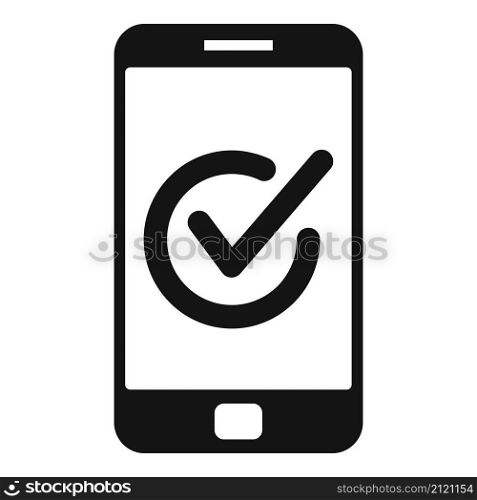 Quality smartphone icon simple vector. Phone app. Mobile service. Quality smartphone icon simple vector. Phone app