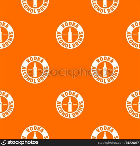 Quality vodka pattern vector orange for any web design best. Quality vodka pattern vector orange