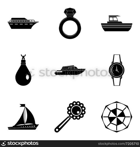 Quantity icons set. Simple set of 9 quantity vector icons for web isolated on white background. Quantity icons set, simple style