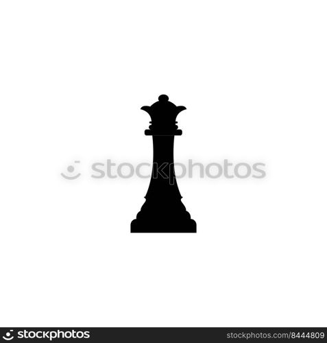 queen chess icon illustration desight