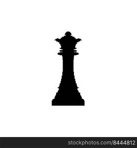 queen chess icon illustration desight