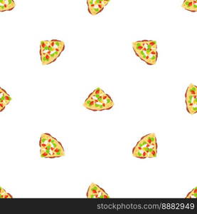 Quesadilla food pattern seamless background texture repeat wallpaper geometric vector. Quesadilla food pattern seamless vector