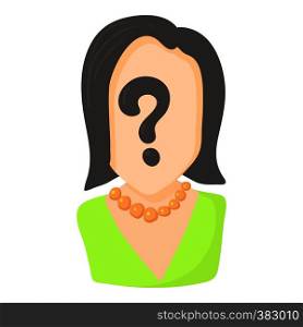 Question icon. Cartoon illustration of question vector icon for web. Question icon, cartoon style