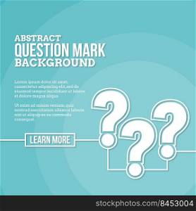 question mark help faq information background illustration