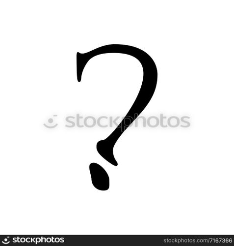 Question mark icon vector