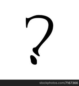 Question mark icon vector