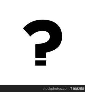 Question mark icon vector