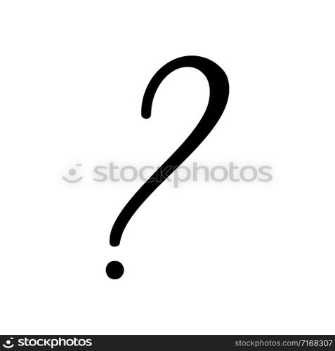 Question mark icon vector