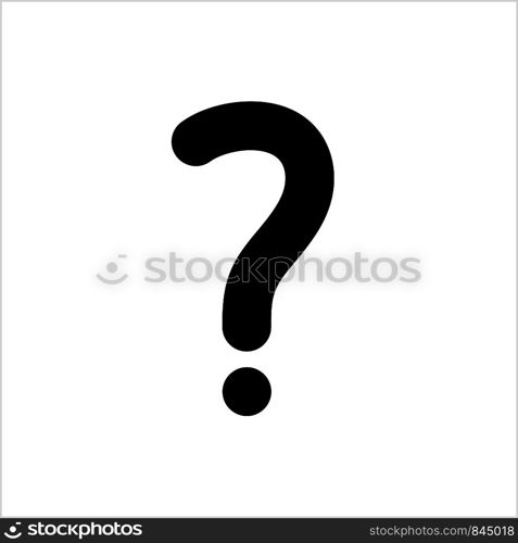 Question Mark Icon Vector Art Illustration