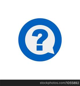 Question mark pictogram icon sign. Vector eps10