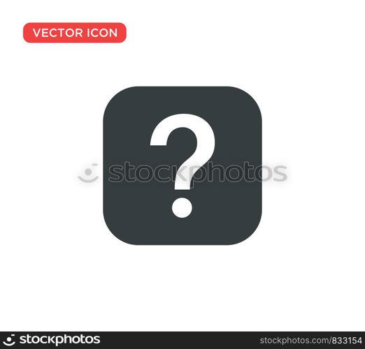 Question Mark Sign Icon Vector Illustration Design