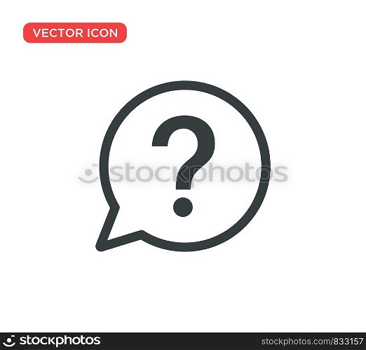 Question Mark Sign Icon Vector Illustration Design