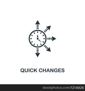 Quick Changes icon. Creative element design from productivity icons collection. Pixel perfect Quick Changes icon for web design, apps, software, print usage.. Quick Changes icon. Creative element design from productivity icons collection. Pixel perfect Quick Changes icon for web design, apps, software, print usage