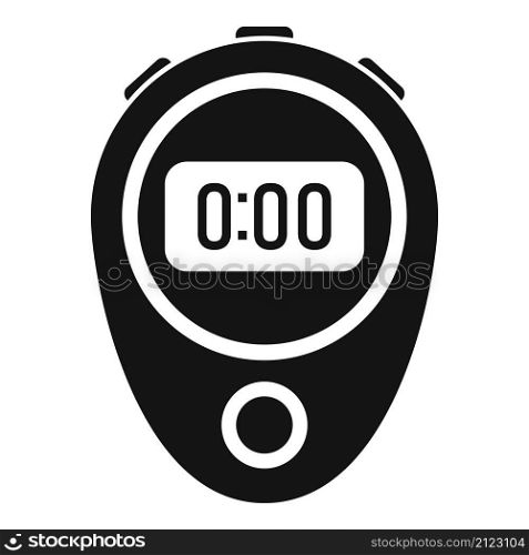 Quick stopwatch icon simple vector. Stop watch. Clock timer. Quick stopwatch icon simple vector. Stop watch