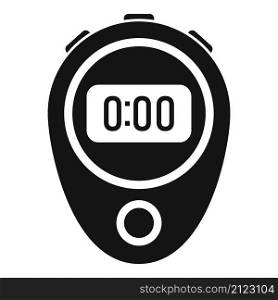 Quick stopwatch icon simple vector. Stop watch. Clock timer. Quick stopwatch icon simple vector. Stop watch