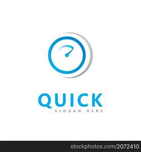 Quick Time logo vector template