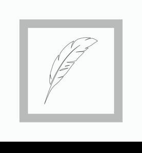 quill art logo vektor template