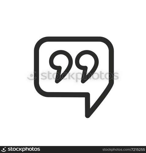 quote icon vector design illustration