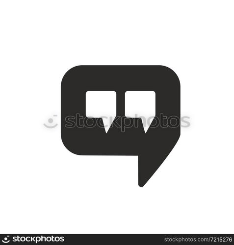 quote icon vector design illustration