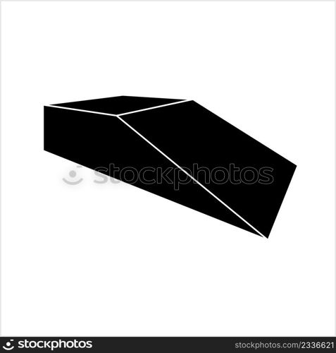 R&Icon, Inclined Plane Icon Vector Art Illustration